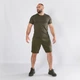 Шорти FitPro Cotton Темна Олива (8741), 2XL - зображення 2
