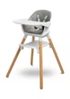 Стульчик для кормления детский Caretero Bravo Grey / Мобильный стул для малышей высокий деревянный - изображение 2