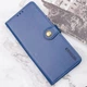 Шкіряний чохол-книжка GETMAN Gallant (PU) для ZTE Nubia V60 Синій - зображення 4