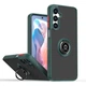 Чехол Fiji Colorframe для Samsung Galaxy A26 5G (A266) матовый бампер с кольцом подставкой Green - изображение 1