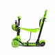 Дитячий самокат Scooter 5в1 з батьківською ручкою Сонечко Зелений - зображення 2