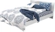 Кровать DC Mishel 1840х2040х900 мм ordf Белый Нимфея Альба (DC127326) - изображение 3