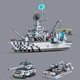 Конструктор большой Военный корабль 1560 деталей - изображение 3