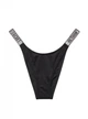 Купальник Victoria's Secret Bombshell push-up Shine Strap Black с двойным push up 32B/Xs бразилианы - изображение 3