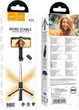 Монопод для селфі з триногою Hoco K20 (Bluetooth пульт) 980 mm Black (40313) - зображення 8