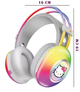 Наушники Bluetooth Hello Kitty PG-706H с Rgb подсветкой микрофоном поддержкой карты памяти - изображение 7