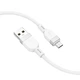 Кабель для зарядки HOCO X109 Micro-USB USB-A 1m 2.4A Белый - изображение 1