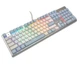 Клавиатура A4Tech Fstyler FS100 Icy Blue USB-A RGB Silver - изображение 2