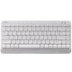Бездротова компактна клавіатура A4Tech FBK11, White, підключення через Bluetooth або 2.4G, портативна та ергономічна - зображення 1