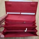 Кошелек женский из кожи Червоний W501-2 на магнітах 18×8.5 - изображение 3