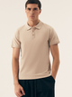 Koszulka polo męska Henderson Mile 43025-02X XL Beżowa - obraz 1