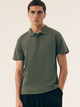 Поло довге чоловіче Henderson Mile 43025-87X 2XL Зелене (5903972391273) - зображення 1