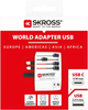 Ładowarka sieciowa Skross World Travel Adapter MUV USB A+C White (1302962) - obraz 4