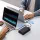 Зовнішній акумулятор Baseus Adaman Digital Display Fast Charge Power Bank 24000mAh 140W Cluster Black (P10021508113-00) - изображение 8