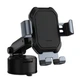 Автотримач для телефона Baseus Tank gravity car mount holder with suction base Tarnish Black (SUYL-TK01) - изображение 1