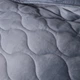 Покрывало MirSon №5052 Velor charm Dark Gray Двуспальный 180x210 см Велюр + Микрофибра (2200008376901) - изображение 2