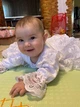 Первое нарядное платье для девочки Family Tradition сатин кружево 68 см белое Снежинка - изображение 3