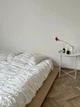 Комплект постільної білизни DreamCraftedBedding «Плин» молочний двоспальний 180x220 Сатин - изображение 2