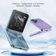 Кнопочный мобильный телефон раскладушка AIEK I15 Max на 4 сим карты Phiolet - изображение 7