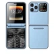 Кнопковий мобільний телефон розкладачка AIEK I16 Max на 4 сім карти Blue - зображення 1