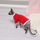 Теплая кофта для кота (кошки) с рукавом Style Pets новогодняя серия (KTF1259) XXL - изображение 3