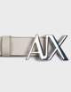 Ремінь з пряжкою у вигляді логотипу 70 Armani Exchange молочний 941125 - зображення 2