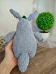 Вязаная мягкая плюшевая игрушка амигуруми добрый лесной дух Totoro "Тоторо", серый, 27 см, ручная работа - изображение 4