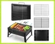 Портативный гриль-барбекю BBQ Grill Portable TL-372, складной переносной мангал для гриля, стейков - изображение 5