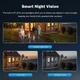 Уличная камера видеонаблюдения поворотная WIFI IP Smart 4G-V30-3L V380 Pro IP66 2 объектива 4Mpх4Mp - изображение 6