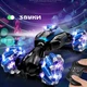 Трюковая машинка перевертыш на радиоуправлении Twisted 3,7V 2 режима со светом и звуком Сине-черный - изображение 8