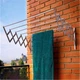 Сушарка для білизни настінна складана Laundry 100*70 см металева - зображення 6