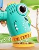 Детский пистолет пулемет на батарейках Bubble Gun Dinosaurus 17 см генератор мыльных пузырей автоматический Зеленый - изображение 6