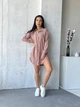 Муслиновое платье-рубашка кофейного цвета 32816 48/52 - изображение 2