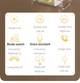 Навушники Acer OHR301 TWS Earbuds Bluetooth 5.3 для iPhone/Android (white) - зображення 5