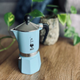 Гейзерная кофеварка Bialetti Rainbow Light Blue 270 мл. 6 чашек (28996DDECE18) - изображение 9