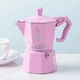 Гейзерная кофеварка Bialetti Moka Exclusive 130 мл. 3 чашки Pink (AD8EECC9F811) - изображение 1