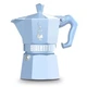 Кофеварка гейзерная для плиты алюминий 3 чашки Bialetti синий - изображение 1