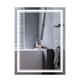 Дзеркало Mixxus Premium QUADRO MR20-90x70-REVERSE (LED Touch, Anti-fog, димер) (MP6621) - зображення 1