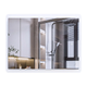 Дзеркало Mixxus Premium OLIVARY MR19-90x70-REVERSE (LED Touch, Anti-fog, димер (3-6,5kK)) (MP6630) - зображення 1