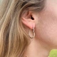 Серебряные серьги Ассиметричные сердца большие Пандора Pandora 297822 - изображение 3