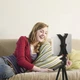 Напольный штатив для фотоаппарата 1.4 м тринога для смартфона телескопическая подставка для видеосъемки (SP167) - изображение 10