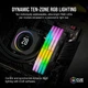 Модуль пам'яті Corsair DDR5 32GB (2x16GB) Vengeance RGB 7000 Black (CMH32GX5M2X7000C36) - зображення 4