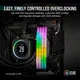 Модуль пам'яті Corsair DDR5 32GB (2x16GB) Vengeance RGB 7000 Black (CMH32GX5M2X7000C36) - зображення 5