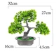 Искусственная композиция Бонсай Сосновое Дерево в горшке Pine Bonsai Зеленый 32×27 см - изображение 7