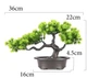 Штучна композиція Бонсай Соснове Дерево у горщику Pine Bonsai Зелений 36×22 см - зображення 8