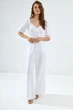 Блуза на запах з льону Wear me S Білий (1_24_89_5398) - зображення 1