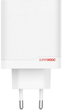Ładowarka sieciowa OnePlus Supervooc Dual Ports GaN 120 W + Kabel USB-C White (6921815627715) - obraz 3