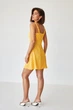 Сарафан міні з розрізом Wear me M Жовтий (горох) (16_24_9623) - изображение 2