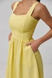 Сарафан міні з льону Wear me S Жовтий (16_24_65_6921) - изображение 3