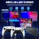 Игровая консоль Game Stick M8 Pro 4K с двумя джойстиками 2.4G Wireless Черно-белая (127-14-16188) - изображение 4